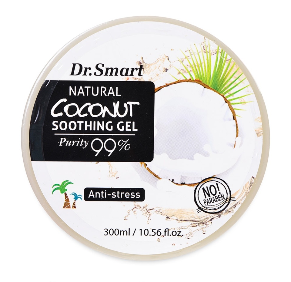 

Гель для лица и тела Dr.Smart Anti-stress с кокосом, 300 мл