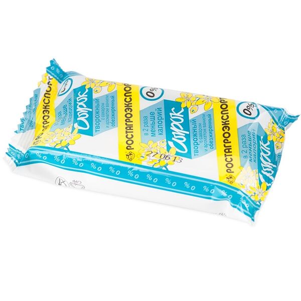 Сырок творожный Ростагроэкспорт с ванилью, обезжиренный 90 г