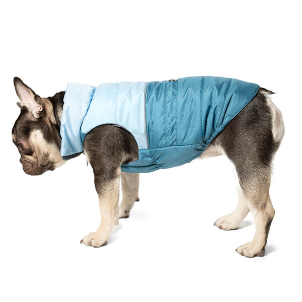 Жилет Triol Нептун односторонний на молнии, ткань, синий для собак L 33x49 см