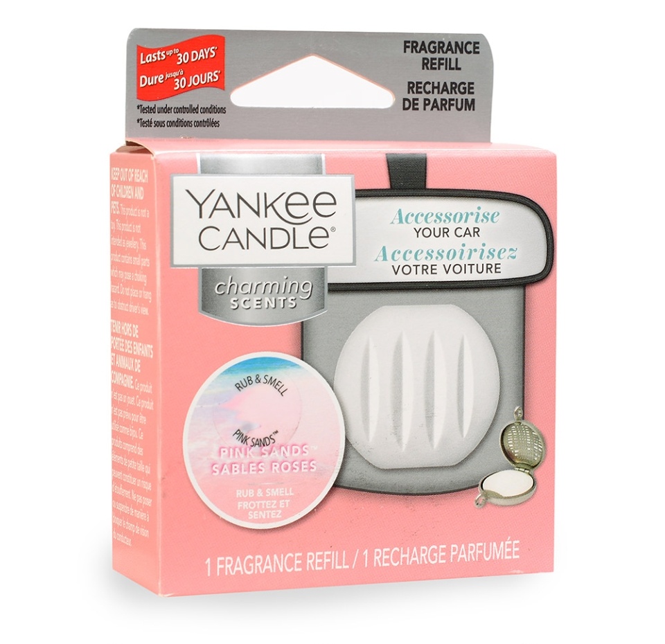 

Аромапластина сменная Yankee candle для ароматизатора для авто "Розовые пески" Китай