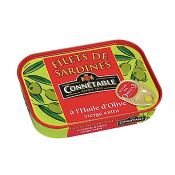 Филе сардин Connetable в оливковом масле первого отжима экстра 100г, Марокко