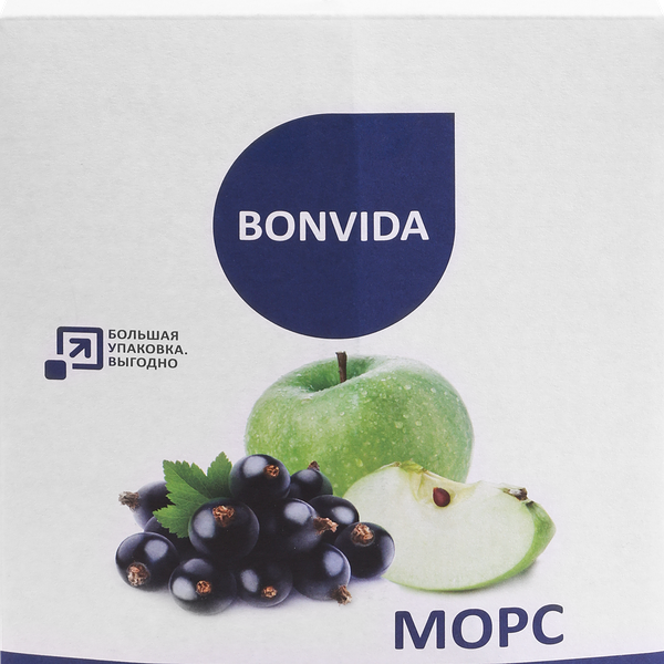 Морс BONVIDA Черная смородина, яблоко, 3л