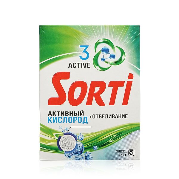 Порошок для стирки белья Sorti Активный кислород