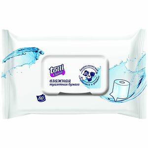 Туалетная бумага Tolli Classic влажная 80шт.