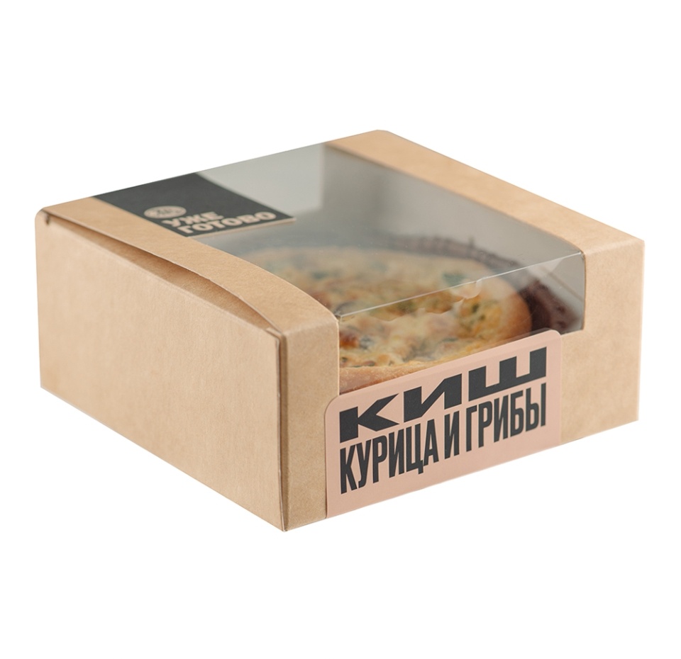 

Киш с курицей и грибами, Уже Готово