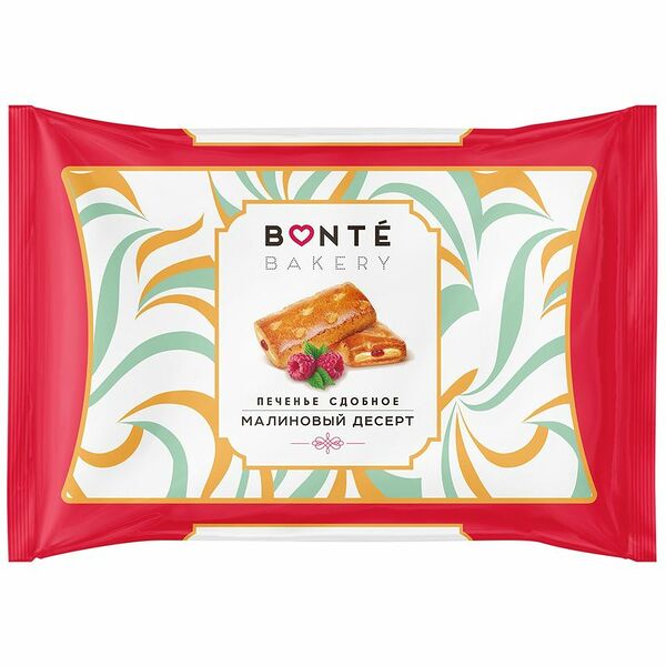 Печенье Bonte Bakery Малиновый десерт 270г