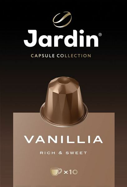 Кофе в капсулах Jardin Vanillia молотый 10x5г