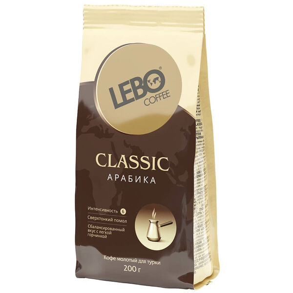 Кофе Lebo Classic 200г молотый для турки