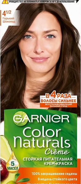 Крем-краска для волос Garnier Color Naturals 4.1-2 Горький шоколад