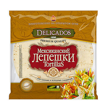 Лепешки Delicados Тортильи мексиканские оригинальные