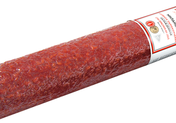 Колбаса ФАБРИКА КАЧЕСТВА Миланская с/к в/у вес 