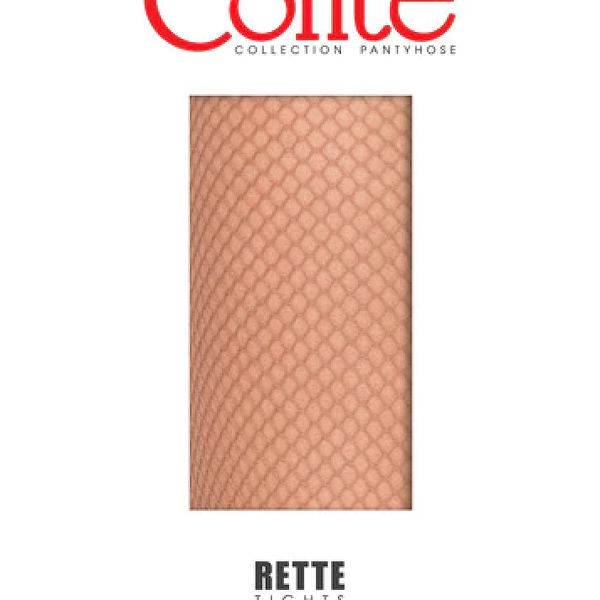 Колготки женские Conte Rette Medium в сетку, natural, размер 3