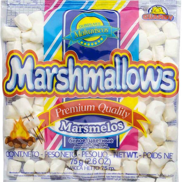 Зефир Guandy мини маршмеллоу белые 75 г