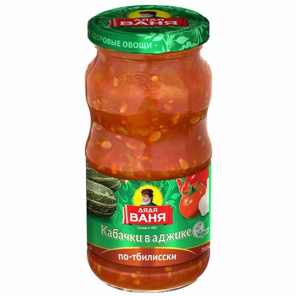 Кабачки Дядя Ваня По-тбилисски в аджике, 460г