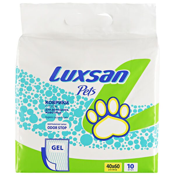LUXSAN Premium GEL коврик 40*60см для животных 10шт/уп 