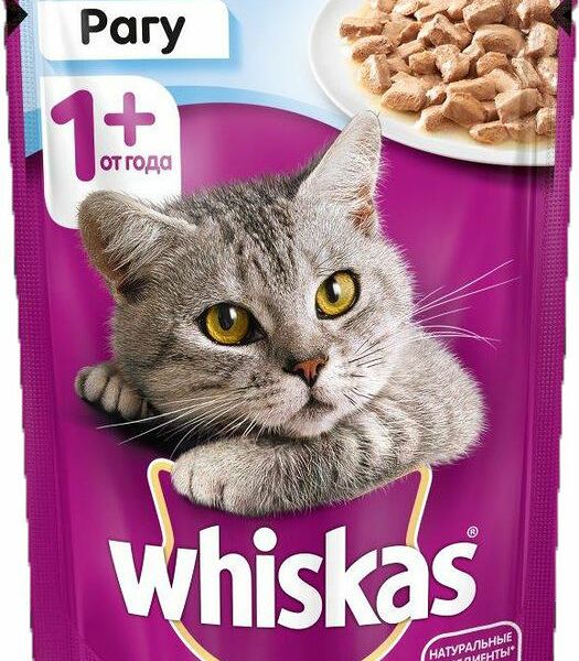 Корм для кошек от 1 года Рагу Whiskas Форель