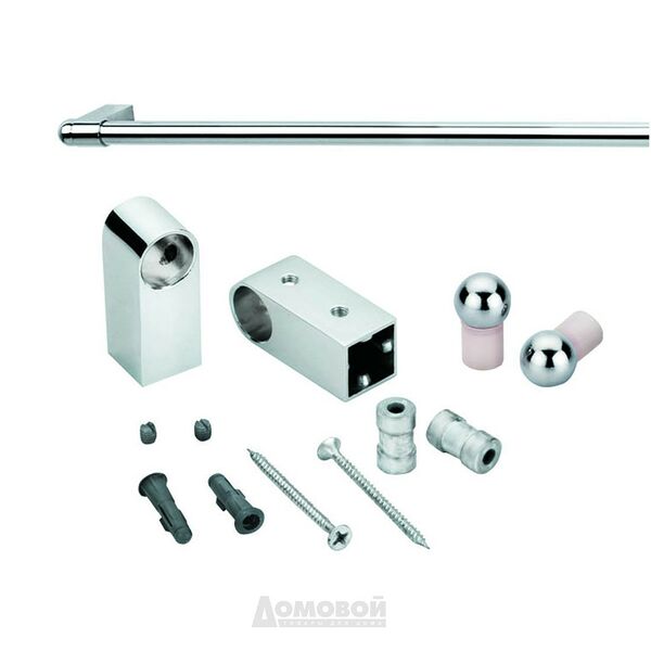 Рейлинг Esprado Platinos с комплектом крепежа, 100 см, хром