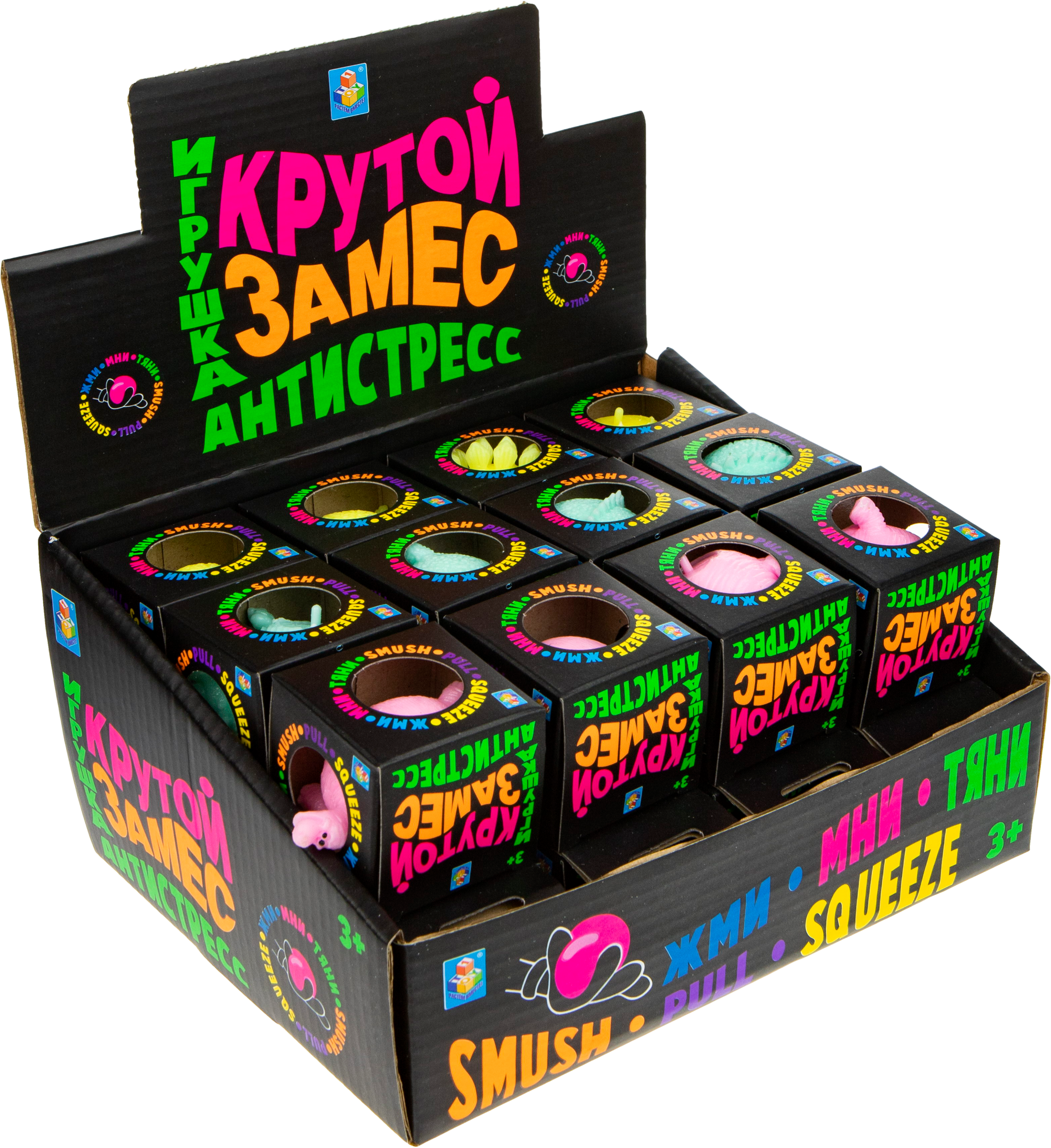 

Игрушка 1TOY Крутой замес Динозавр, 1 шт, цвета в ассортименте