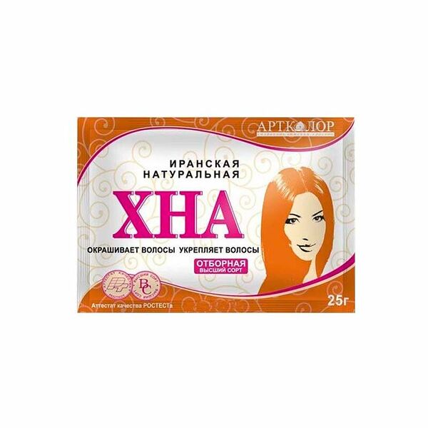 Хна для волос АртКолор Иранская Натуральная 25г