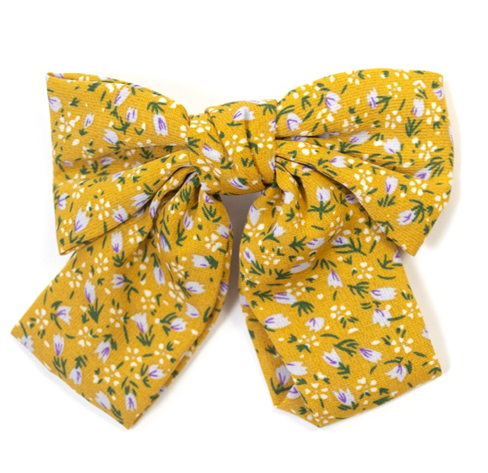 

Заколка-бант с цветочным принтом в ассортименте, Carolon, Россия