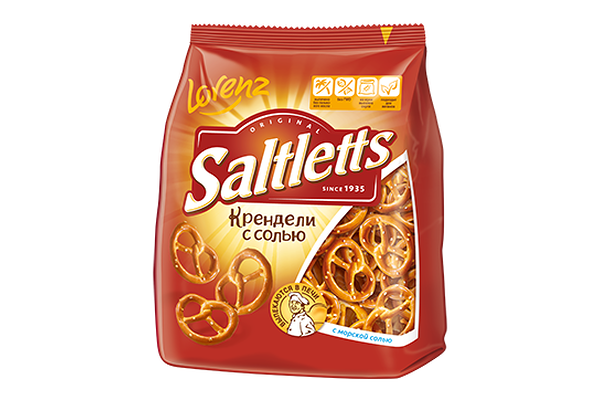 Крендельки Saltletts Precle соленые, Lorenz