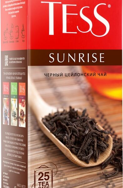 Чай черный Tess Sunrise 25 пак, 45г