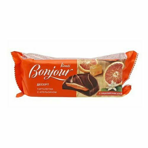 Тарталетки Bonjour konti с апельсином