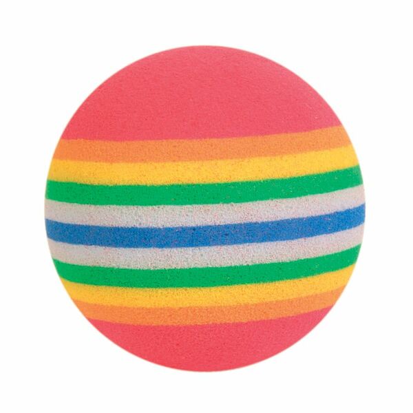 Игрушка для кошек TRIXIE Мяч радужный, ф3,5см