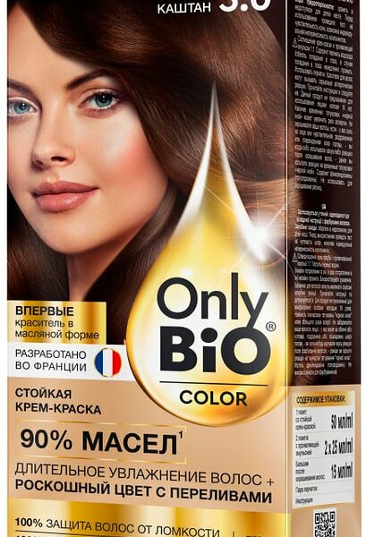 Краска для волос Only Bio Color тон 3.0 Темный каштан 115мл
