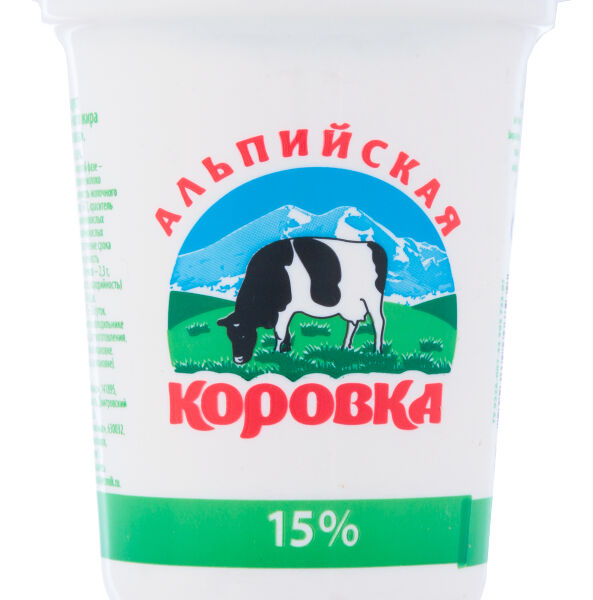 Продукт молокосодержащий Альпийская коровка 15%