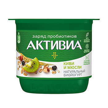 

Биойогурт Активиа Киви и мюсли 3.0%