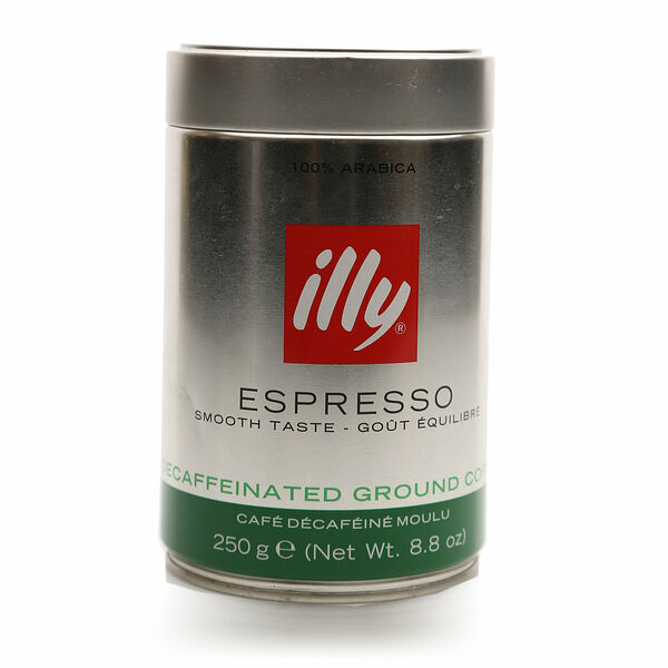 Кофе жареный молотый декофеинизированный Espresso ТМ Illy (Илли)