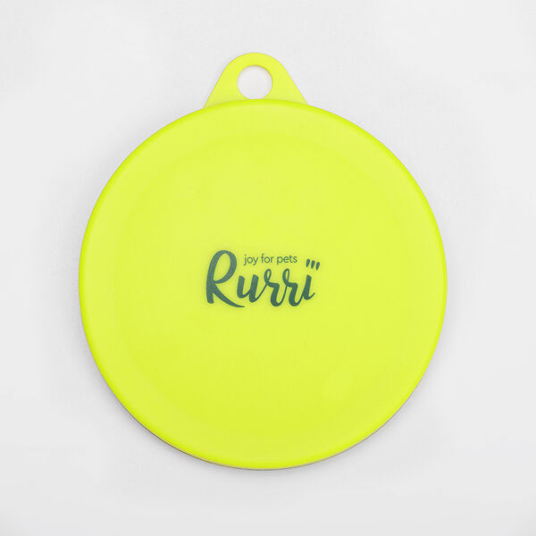 Крышка многоразовая силиконовая для хранения открытых консерв, 6,5х7,5х8,5 см, желтая