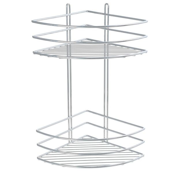 Полка двухэтажная угловая Fixsen, 20х20х38 см