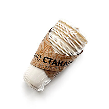 Стаканы Geovita Био из кукурузного крахмала 350мл, 10шт, Китай