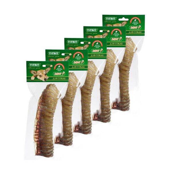 Лакомство для собак TITBIT Трахея говяжья (упаковка - 5 шт)