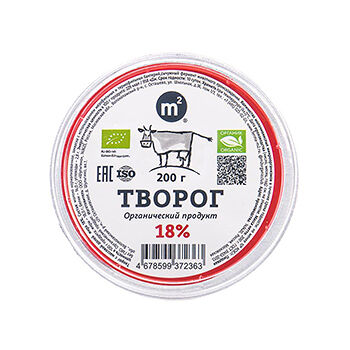 Творог M2 Органический 18%