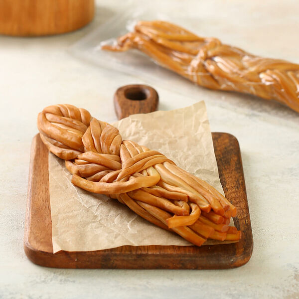 Сыр Косичка копченый 30% МясновЪ Ферма, Алтайский край