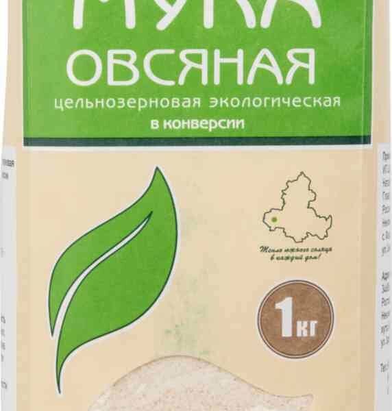 Мука овсяная цельнозерновая в конверсии ТМ Био-Хутор Петровский