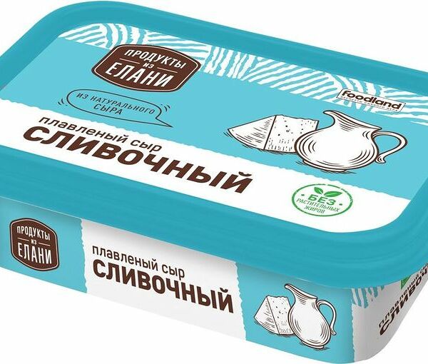 Сыр плавленый Продукты из Елани Сливочный 50%