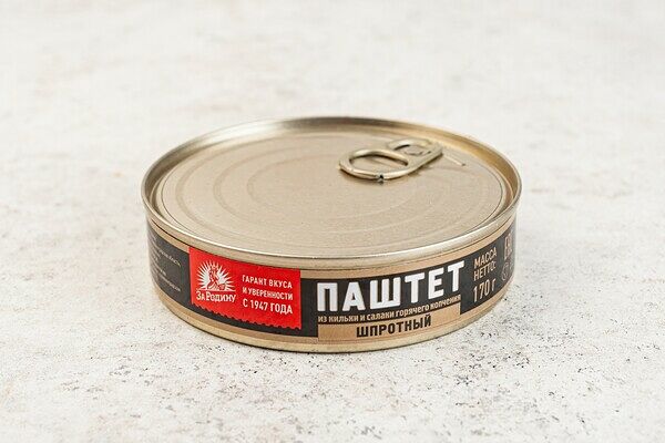 Паштет шпротный из балтийской кильки, 170 г