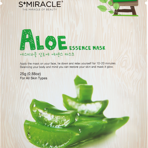Маска для лица S + MIRACLE LLs Cosmetic Алоэ