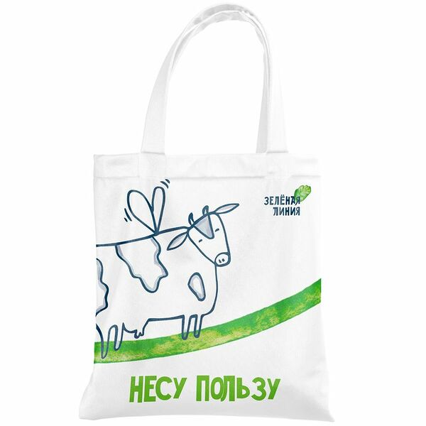 Сумка-шоппер Зелёная Линия в ассортименте