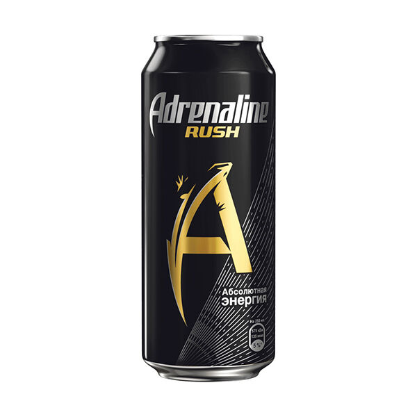 Напиток энергетический Adrenaline Rush, банка