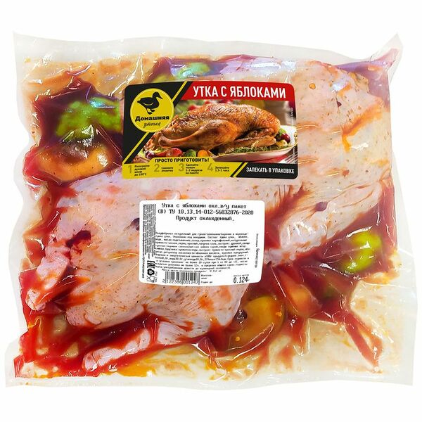 Утка Домашняя уточка с яблоками охлажденная
