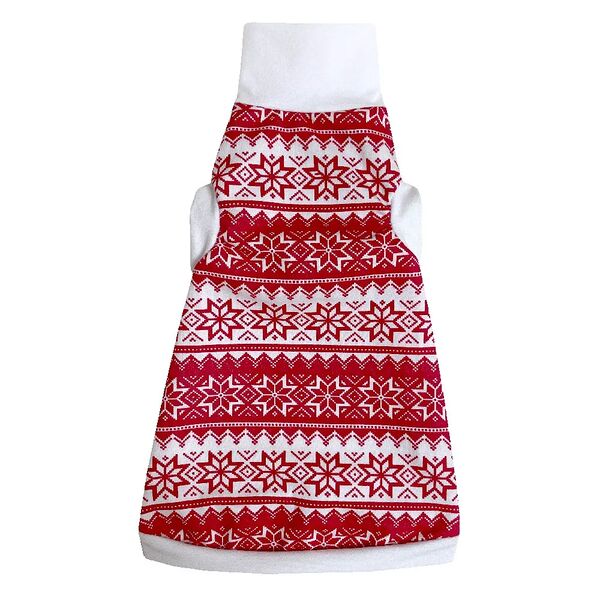 Водолазка для кошек утепленная Сканди узор M