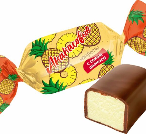 Конфеты Konti ананасовые