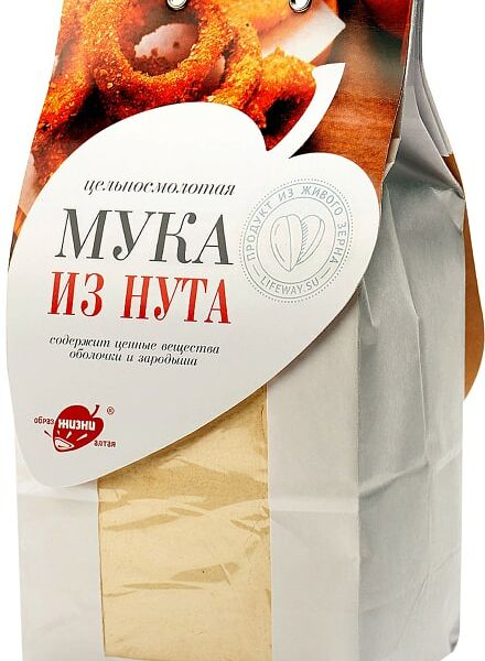 Мука Образ жизни Алтая нутовая цельносмолотая 500г