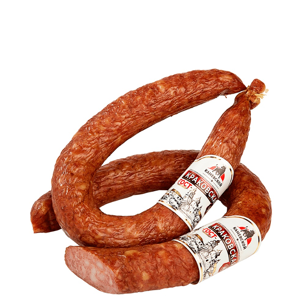 Колбаса МПК Каневской Краковская полукопченая вес