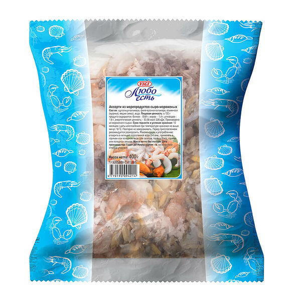 Ассорти из морепродуктов с/м вичи 400г
